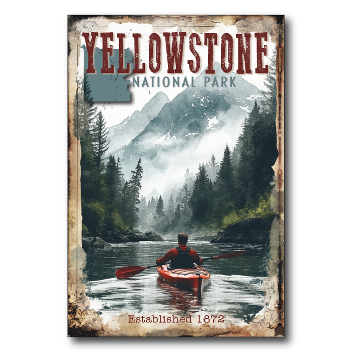 Kayaking Yellowstone