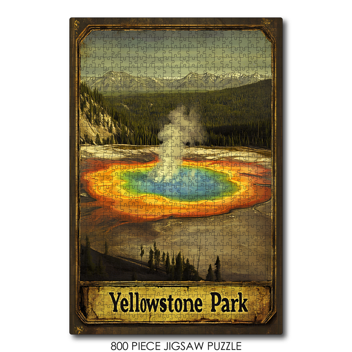 Yellowstone Park Geyser