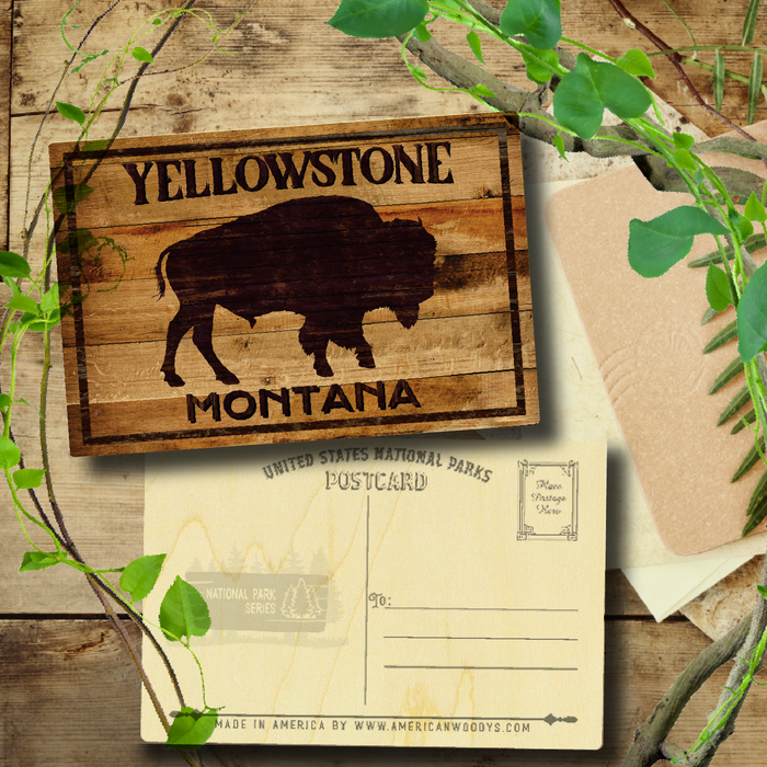 Buffalo Sign Yellowstone - Montana