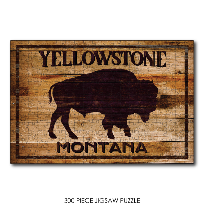 Buffalo Sign Yellowstone - Montana
