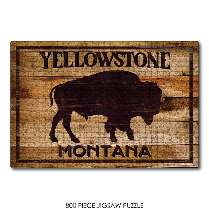 Buffalo Sign Yellowstone - Montana