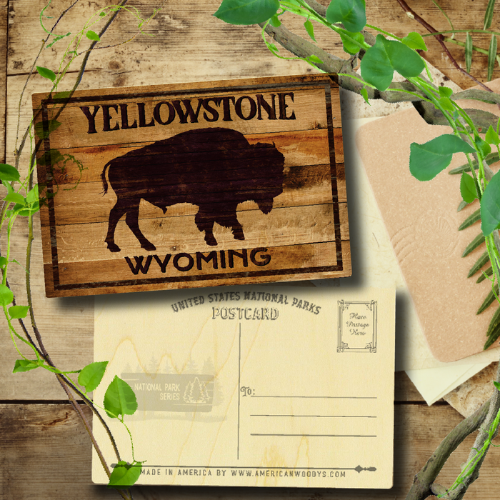 Buffalo Sign Yellowstone - Wyoming
