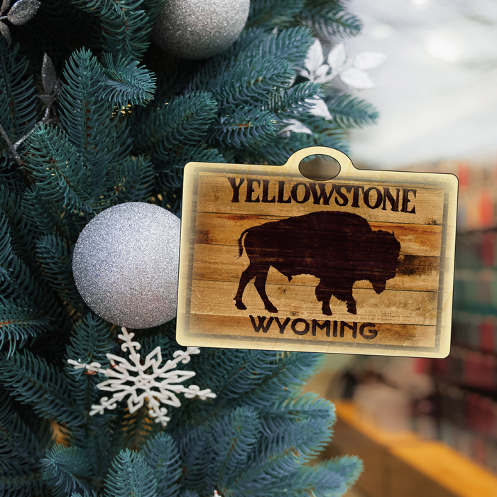 Buffalo Sign Yellowstone - Wyoming