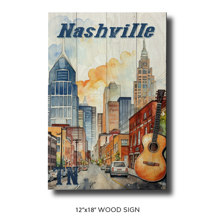 Nashville Watercolor