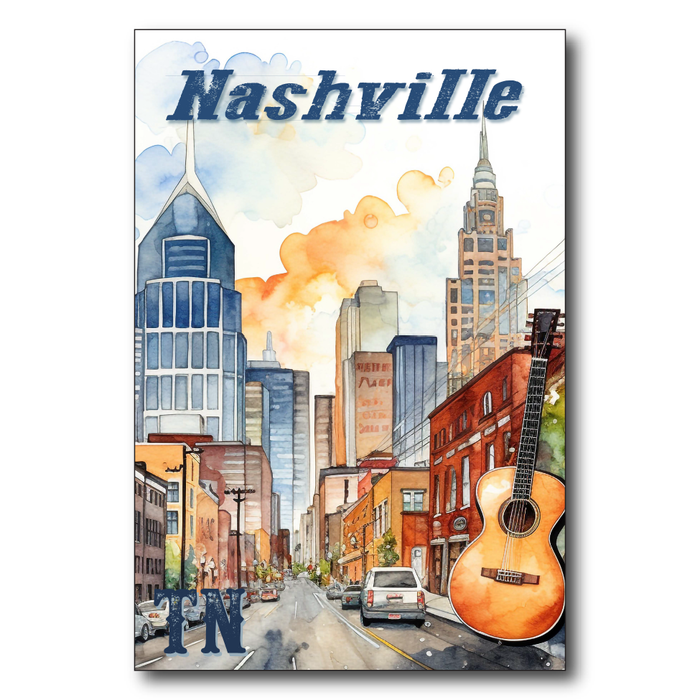 Nashville Watercolor