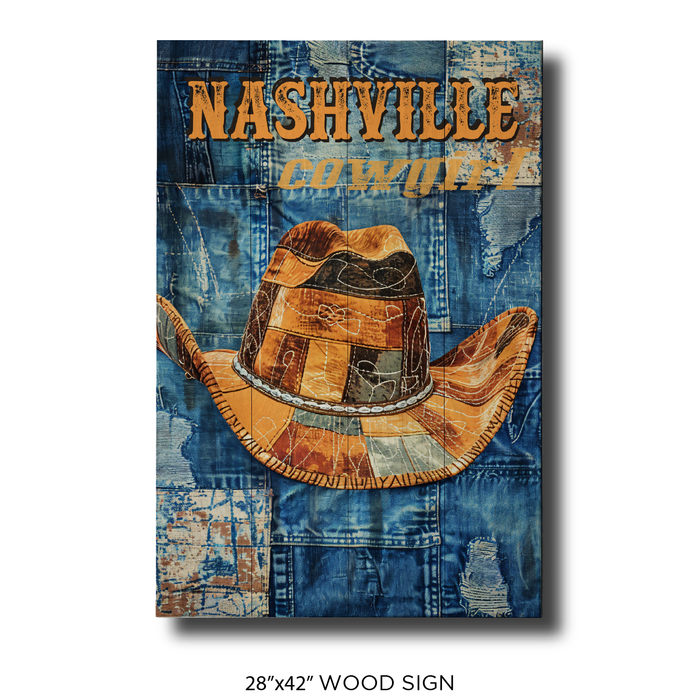 Nashville Demin Cowgirl Hat