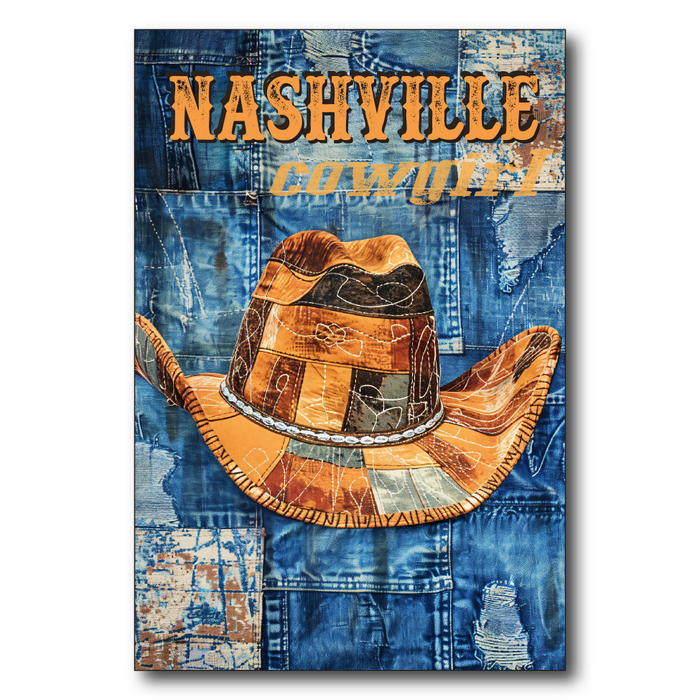 Nashville Demin Cowgirl Hat