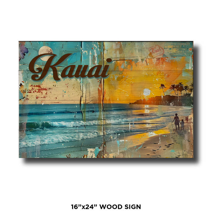 Retro Kauai Collage
