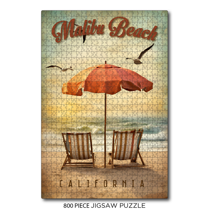 Vintage Double Chair Malibu Beach