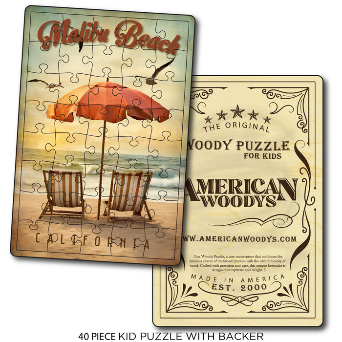 Vintage Double Chair Malibu Beach