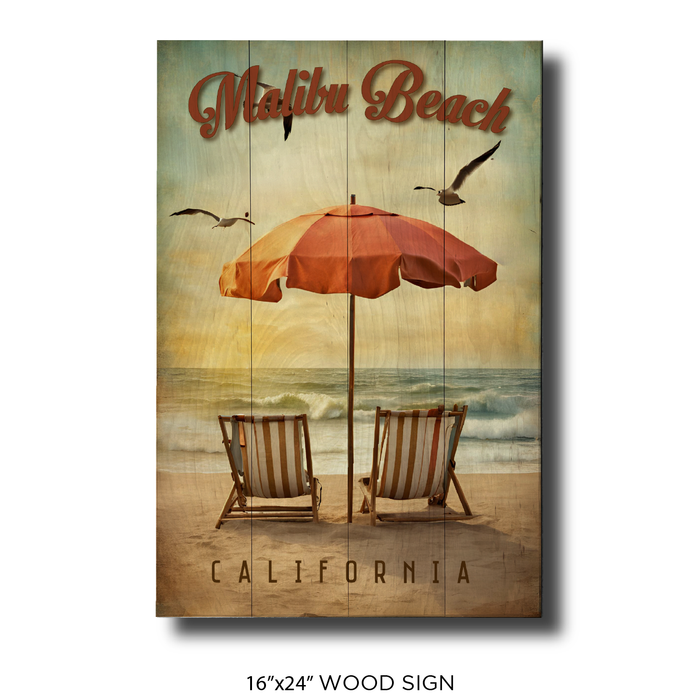 Vintage Double Chair Malibu Beach