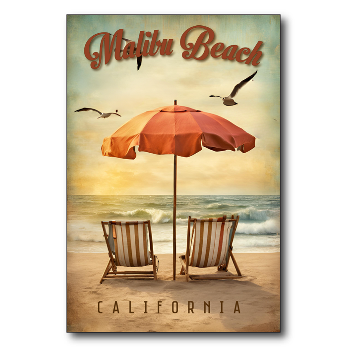 Vintage Double Chair Malibu Beach