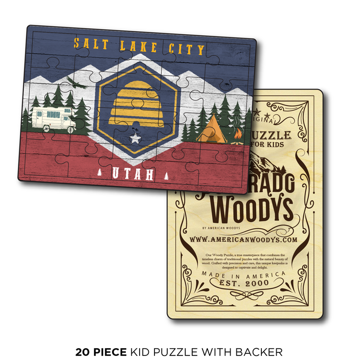 Utah Camping Flag Salt Lake City