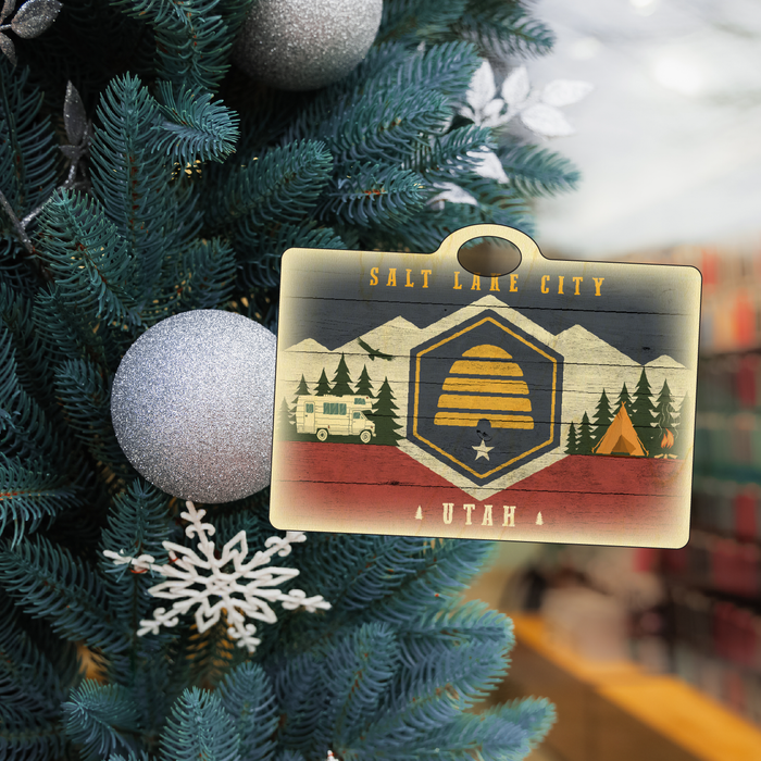 Utah Camping Flag Salt Lake City