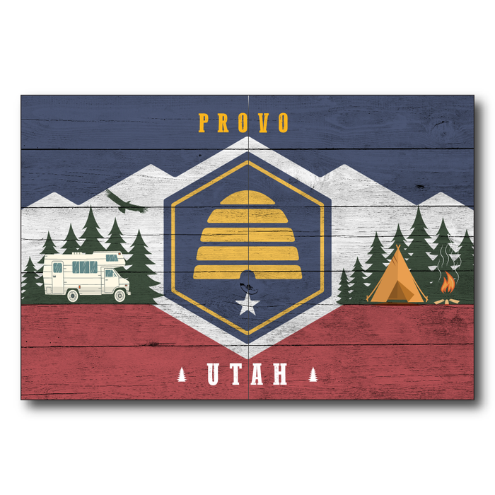 Utah Camping Flag Provo