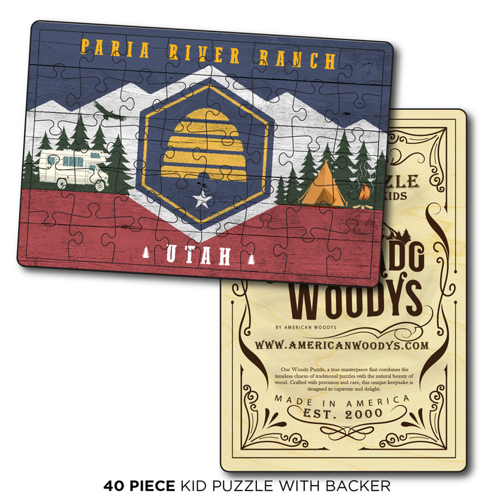 Utah Camping Flag Paria River Ranch