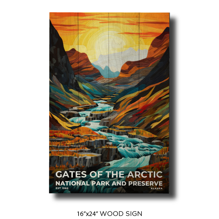 Gates of the Arctic National Park and Preserve - Quilted