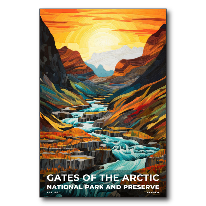Gates of the Arctic National Park and Preserve - Quilted