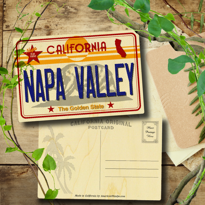 CA License Plate Napa Valley