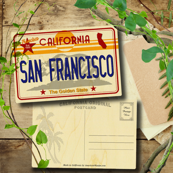 CA License Plate San Francisco