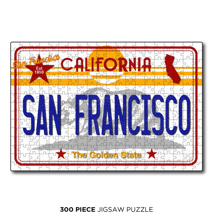 CA License Plate San Francisco