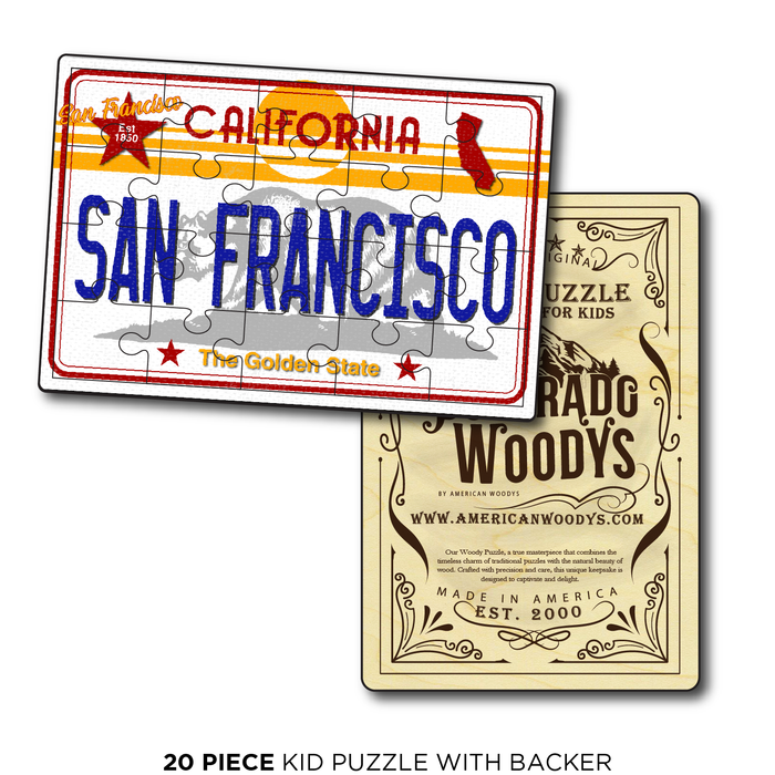 CA License Plate San Francisco