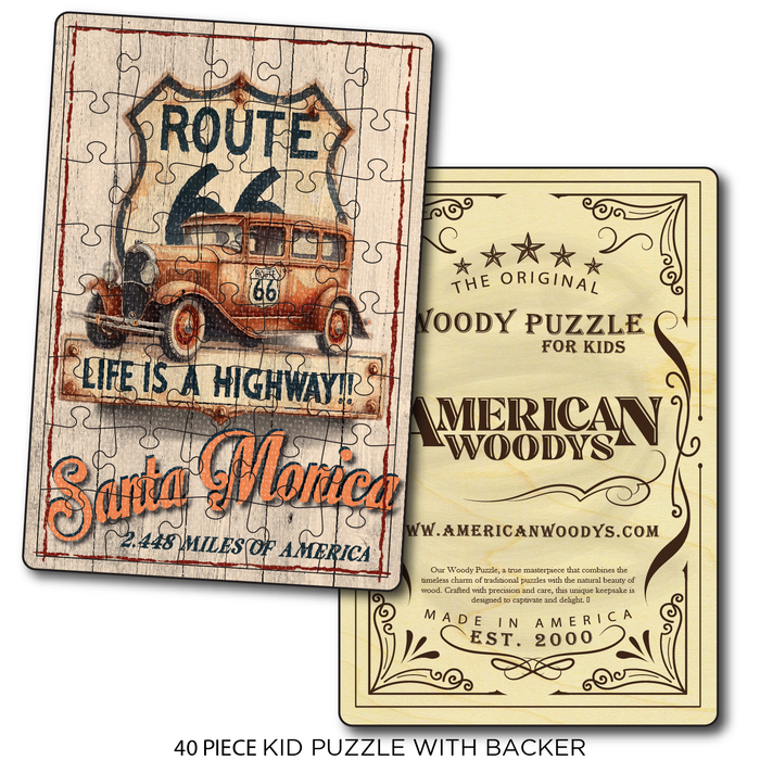 Route 66 Life is a Highway Santa Monica