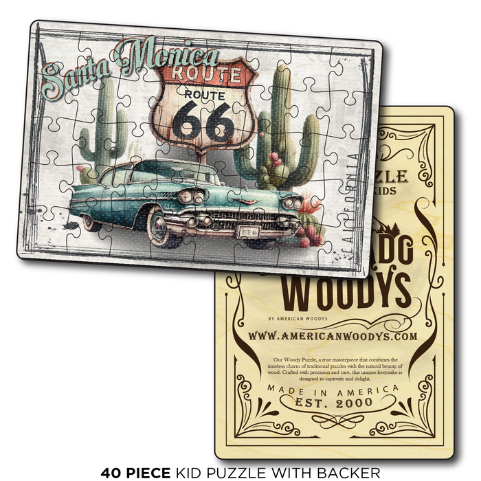 Route 66 Santa Monica Weatered