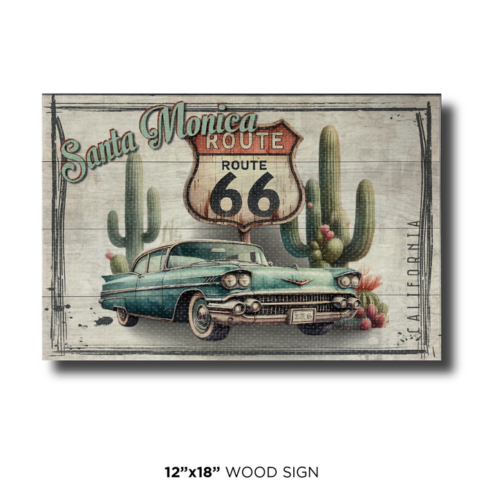 Route 66 Santa Monica Weatered