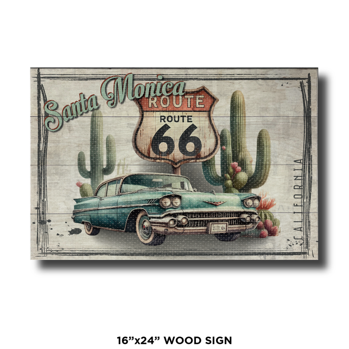 Route 66 Santa Monica Weatered
