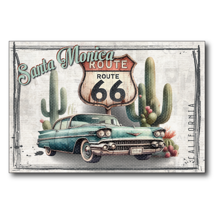 Route 66 Santa Monica Weatered