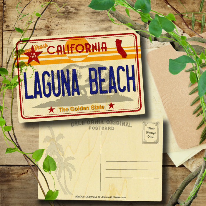 CA License Plate Laguna Beach