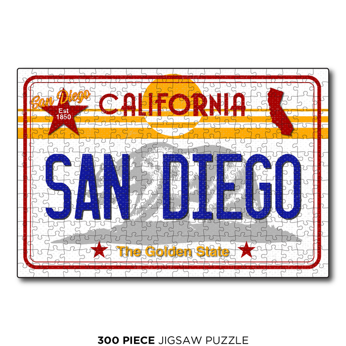 CA License Plate San Diego