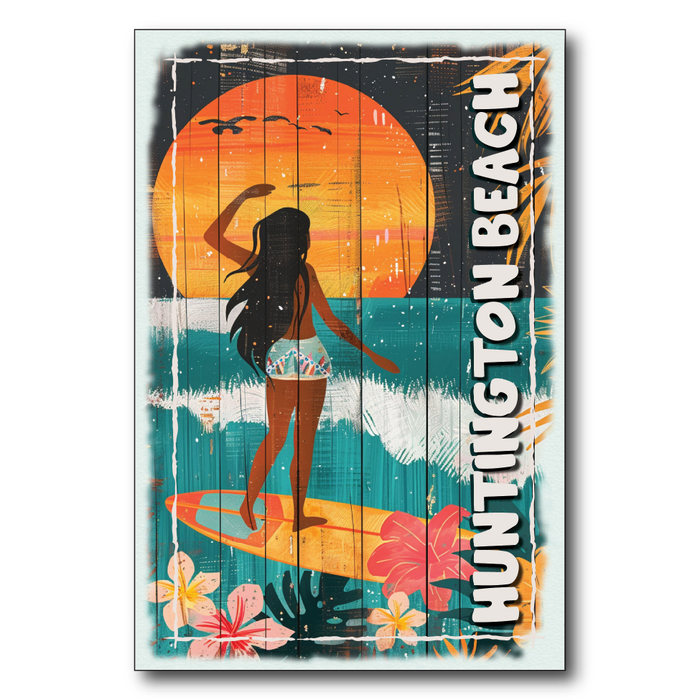 Moonlight Surfing Huntington Beach