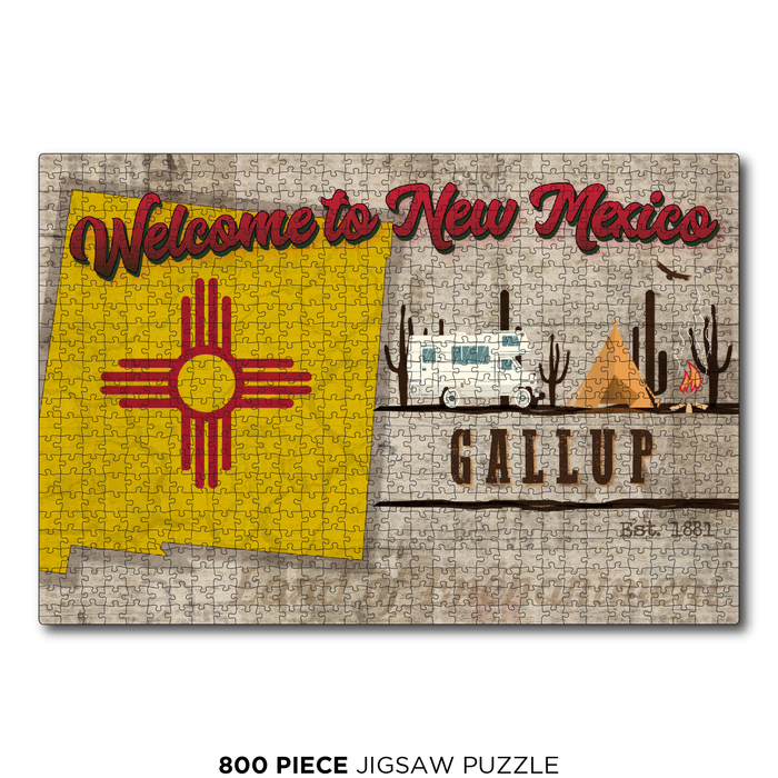 New Mexico Camping Flag Gallup