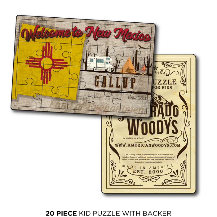 New Mexico Camping Flag Gallup