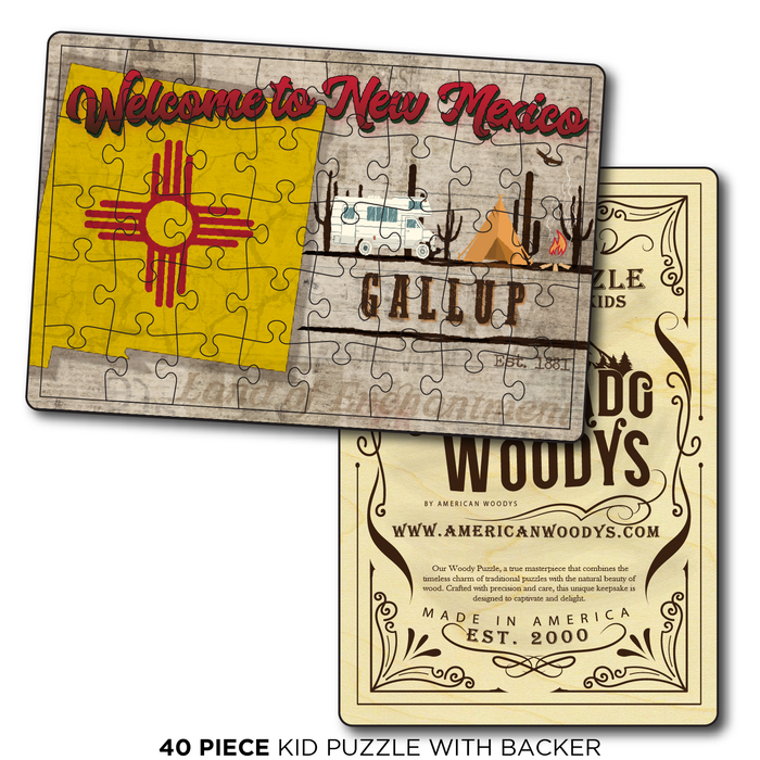 New Mexico Camping Flag Gallup