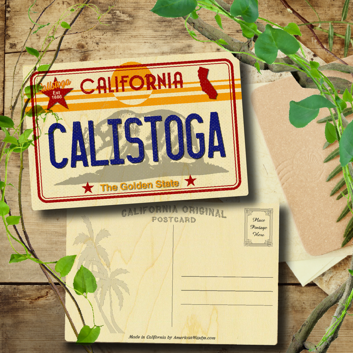 CA License Plate Calistoga