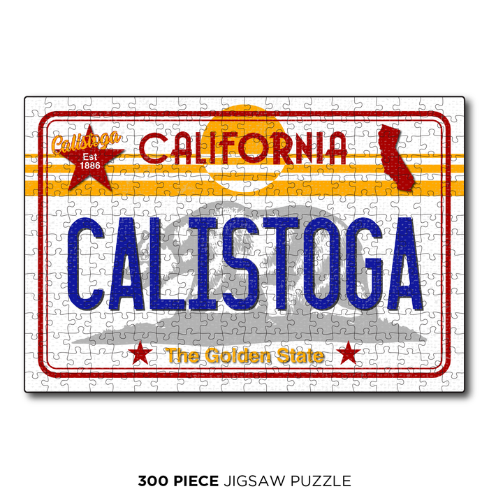 CA License Plate Calistoga