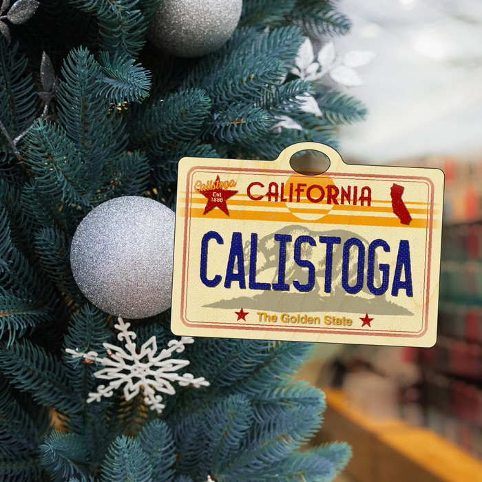 CA License Plate Calistoga