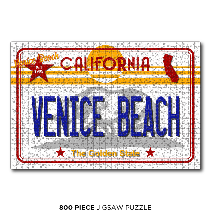 CA License Plate Venice Beach