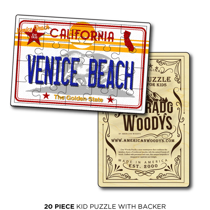 CA License Plate Venice Beach