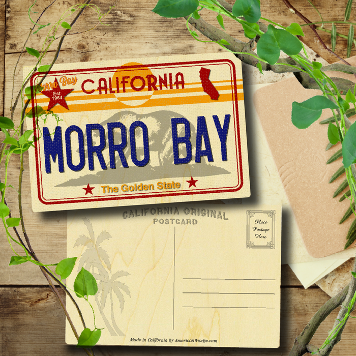 CA License Plate Morro Bay