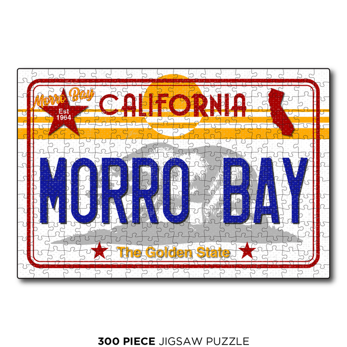 CA License Plate Morro Bay