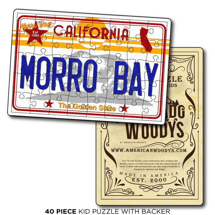 CA License Plate Morro Bay