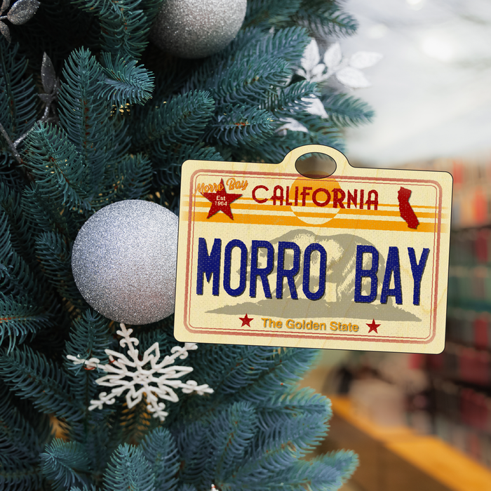 CA License Plate Morro Bay