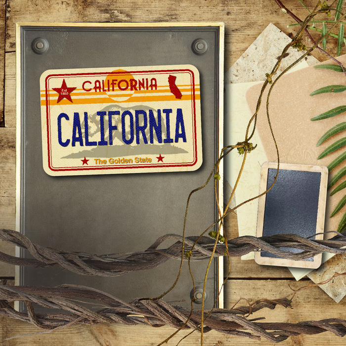 CA License Plate California