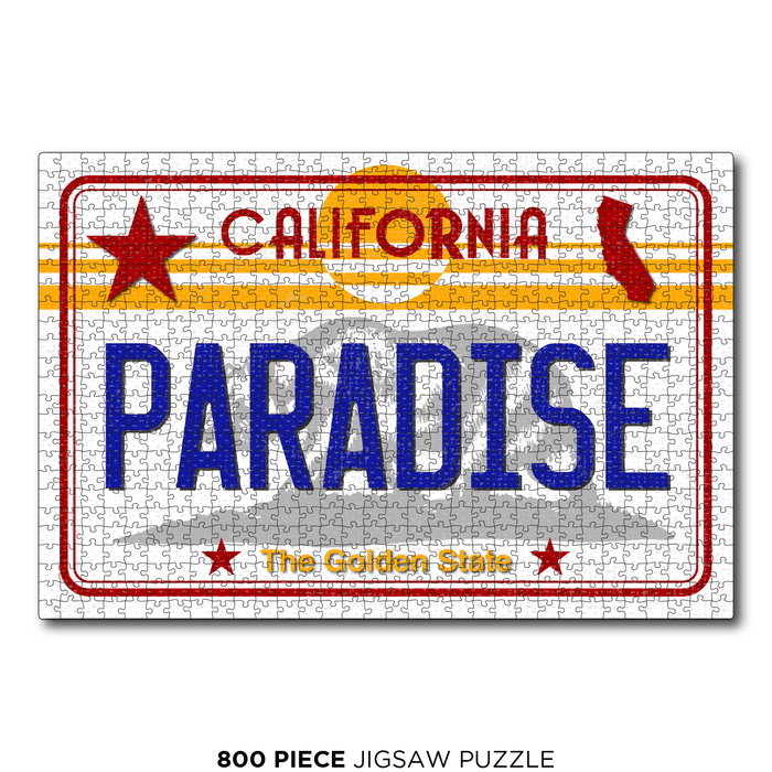 CA License Plate Paradise