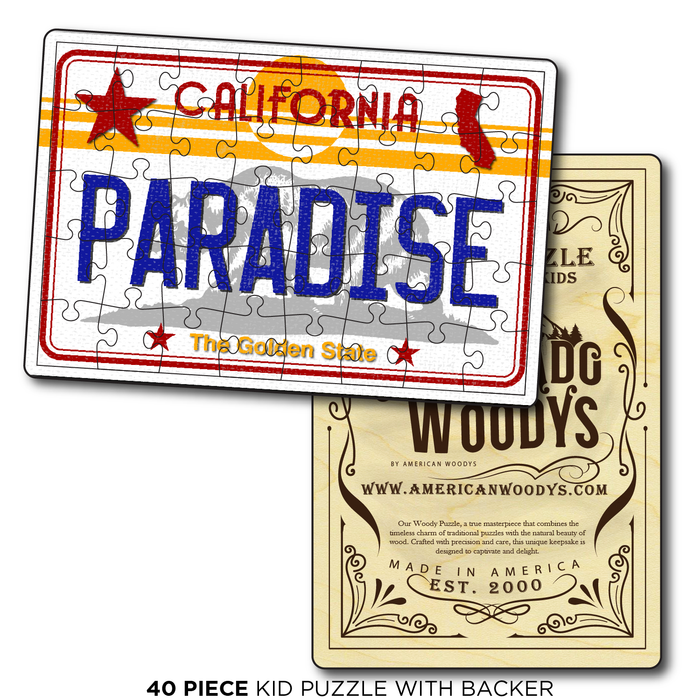 CA License Plate Paradise