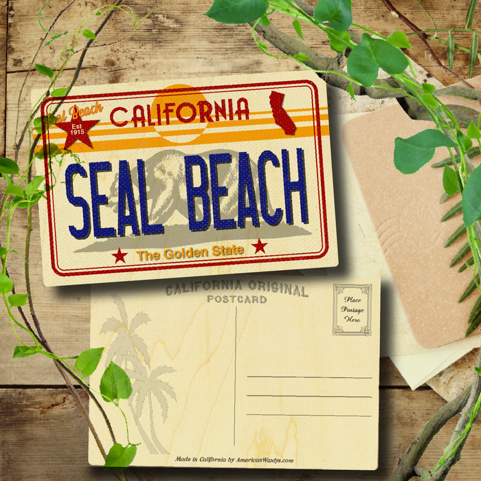 CA License Plate Seal Beach
